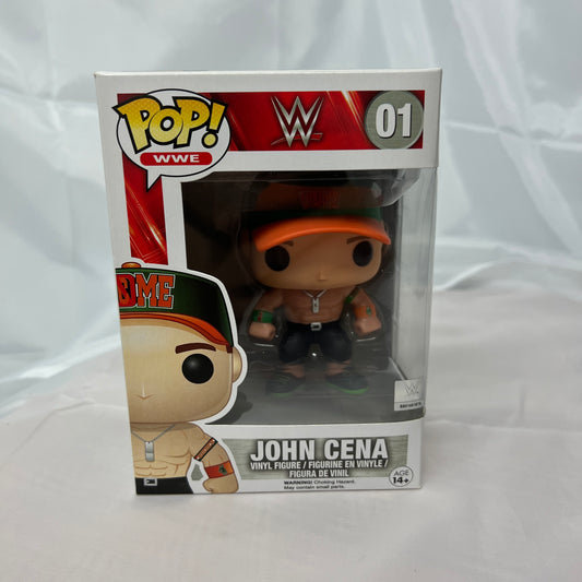 John Cena Green Orange WWE Pop Vinyl 01 Collectable Action Figure