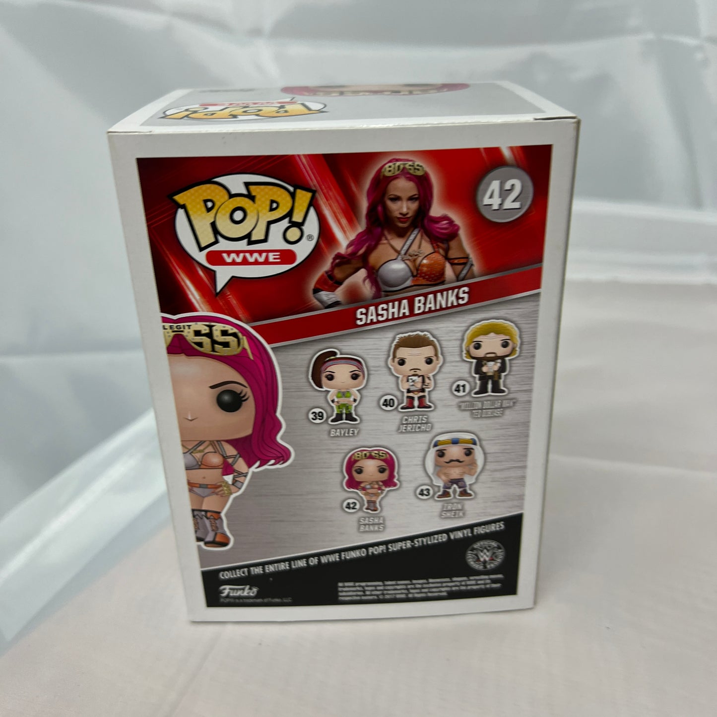 Sasha Banks WWE Pop Vinyl 42 Collectable Action Figure