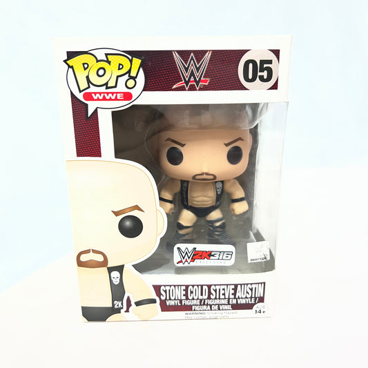 Stone Cold Steve Austin WWE 2k16 WWE Pop Vinyl 05 Collectable Action Figure