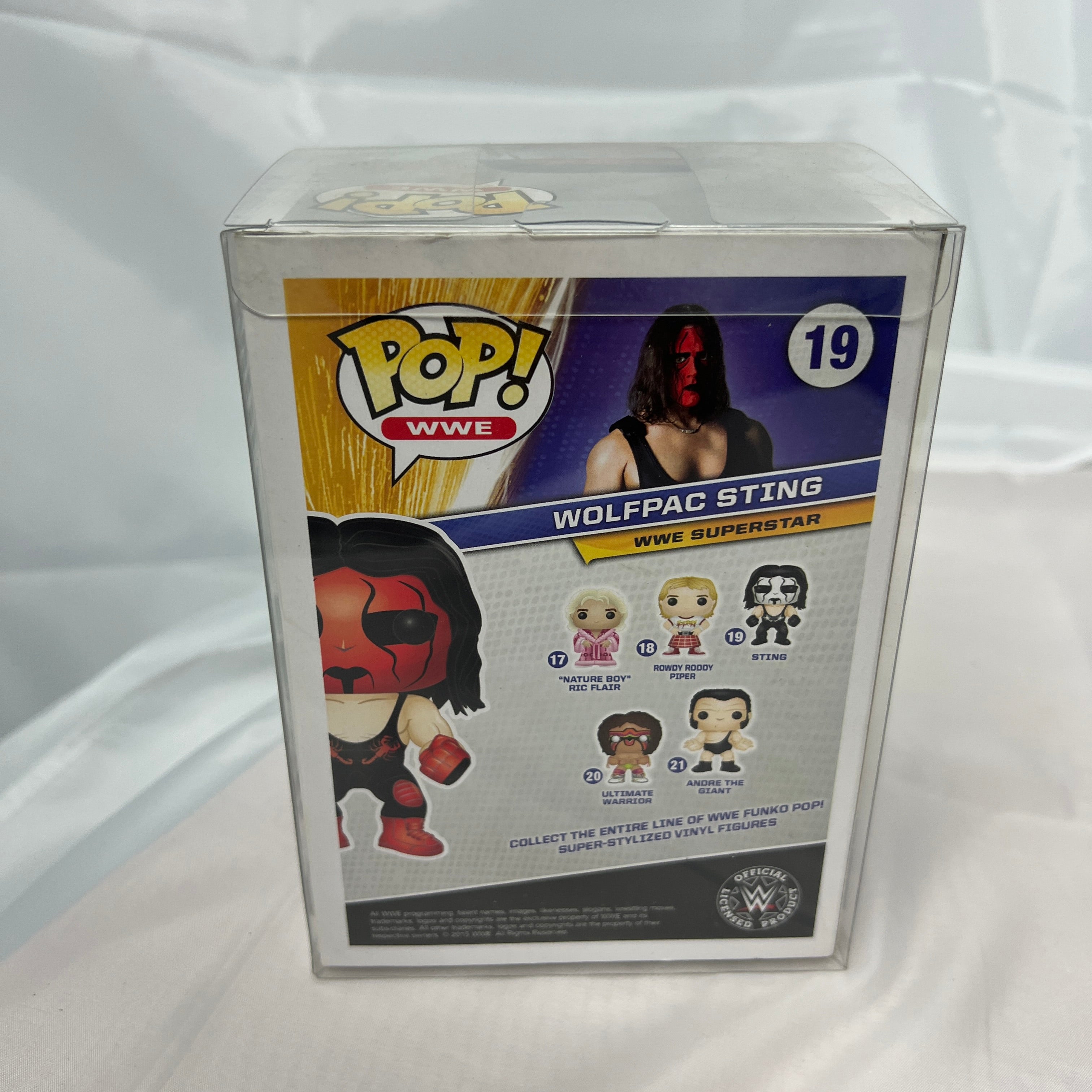 Wolfpac Sting WWE Pop Vinyl 19 Collectable Action Figure