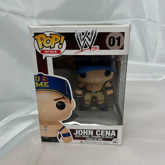 John Cena Blue Hat WWE Pop Vinyl 01 Collectable Action Figure