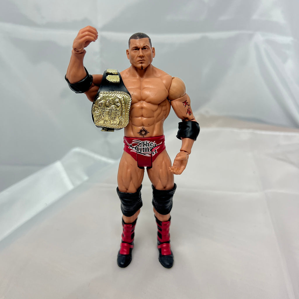 Batista With Championship Belt WWE Out Of Box Action Figure Mattel 2