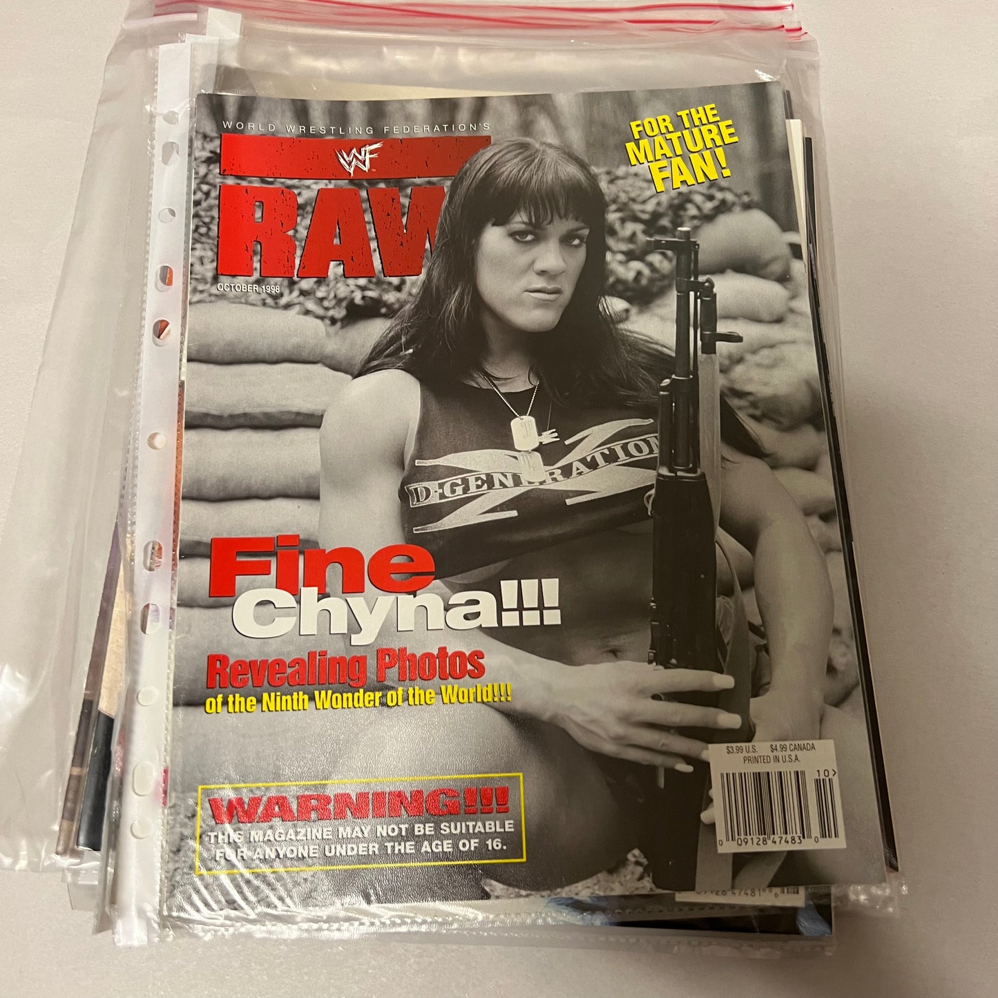 Fine Chyna!!! - WWE WWF Magazine Retro Collectable Authentic
