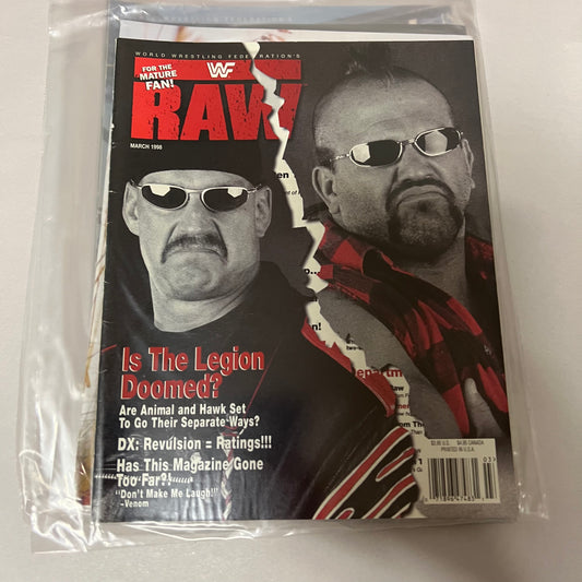 Raw Is The Legion Doomed? - WWE WWF Magazine Retro Collectable Authentic