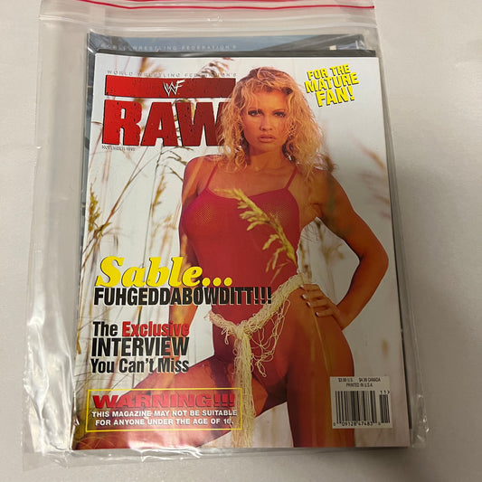 Woman Diva Athlete - WWE WWF Magazine Retro Collectable Authentic