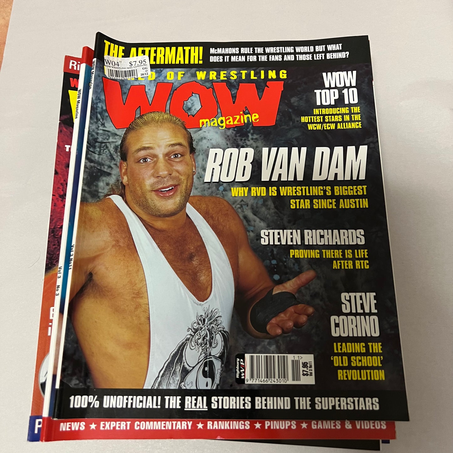 RVD - WOW WWE WCW WWF Magazine Retro Collectable Authentic