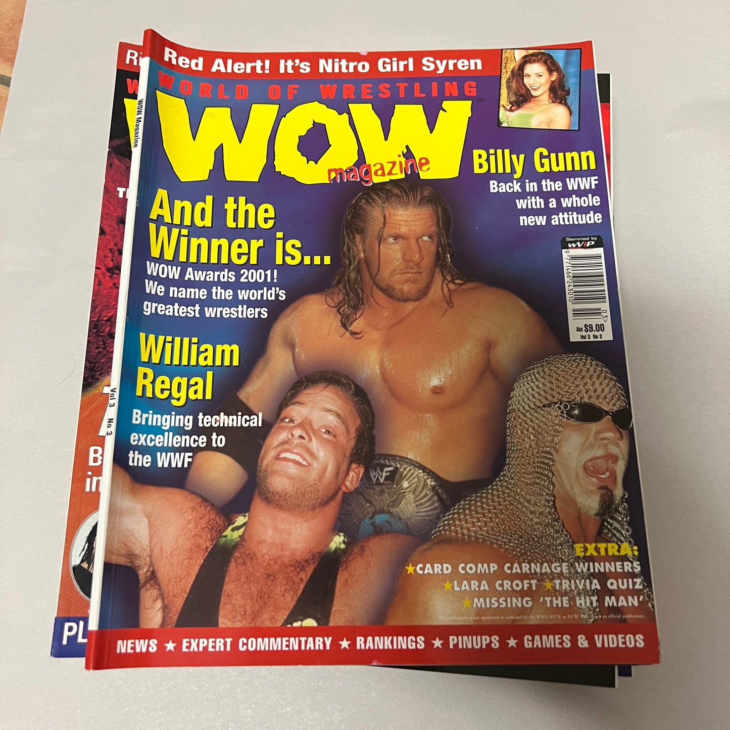 Triple H Winner - WOW WWE WCW WWF Magazine Retro Collectable Authentic