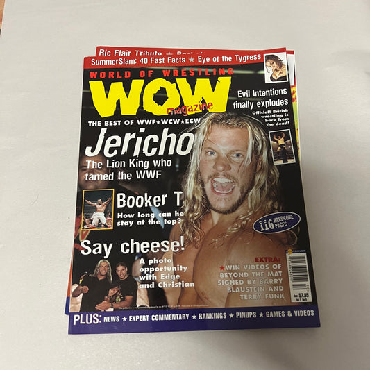 Chris Jericho - WOW WWE WCW WWF Magazine Retro Collectable Authentic