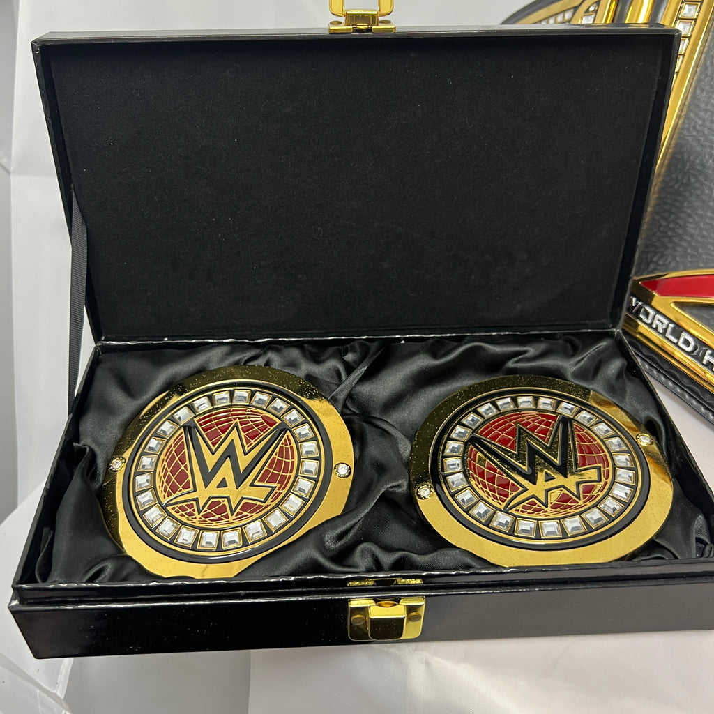 WWE World Championship w Randy Orton Side Plates Replica Title Belt WWE Shop