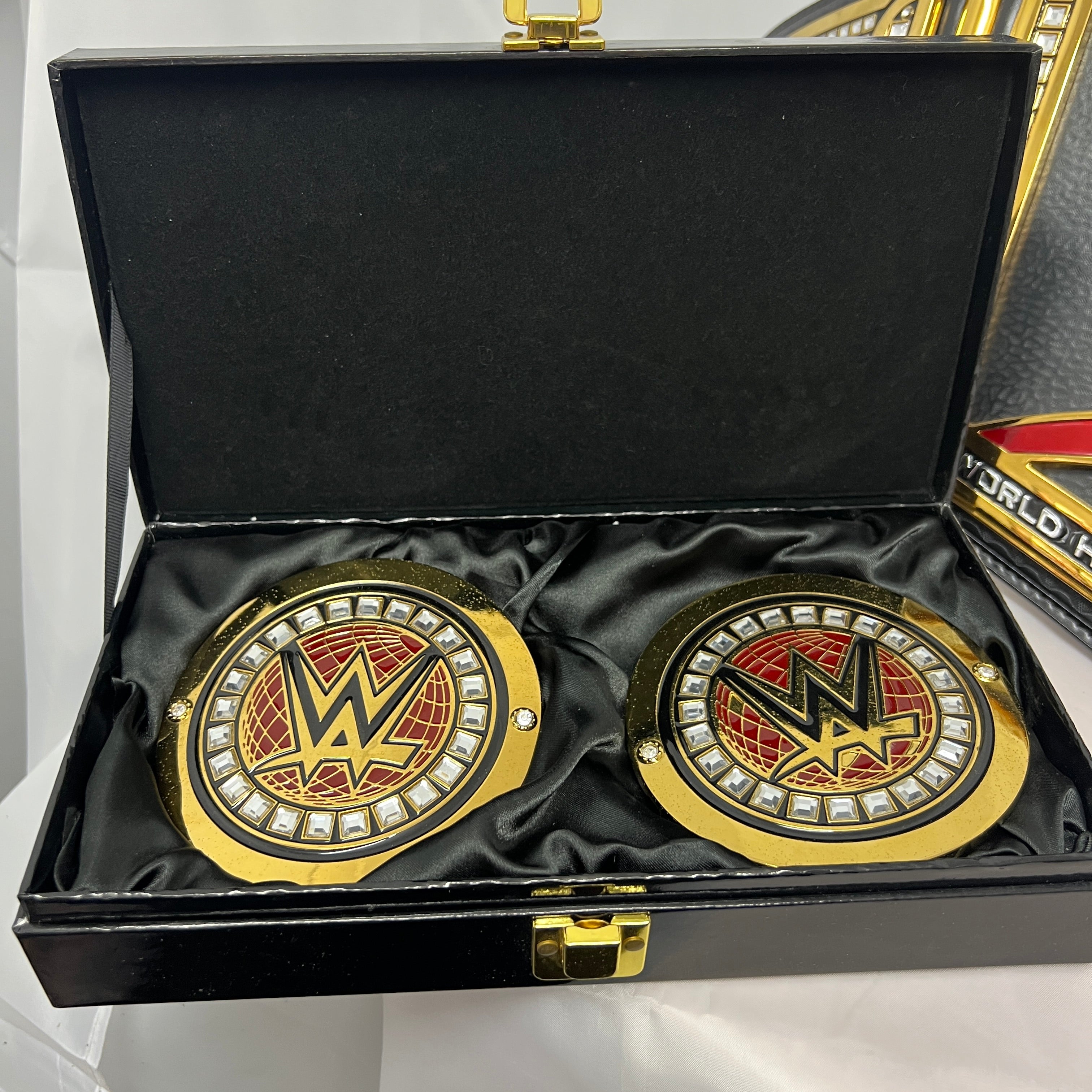 WWE World Championship w Randy Orton Side Plates Replica Title Belt WWE Shop