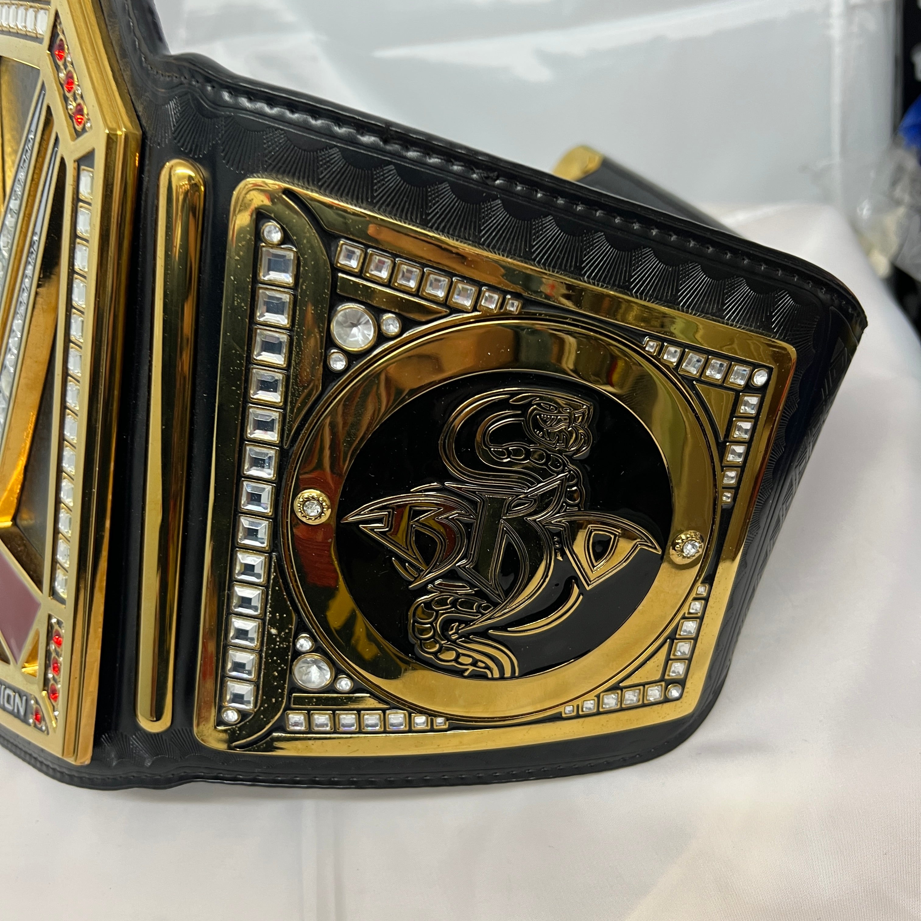 WWE World Championship w Randy Orton Side Plates Replica Title Belt WWE Shop