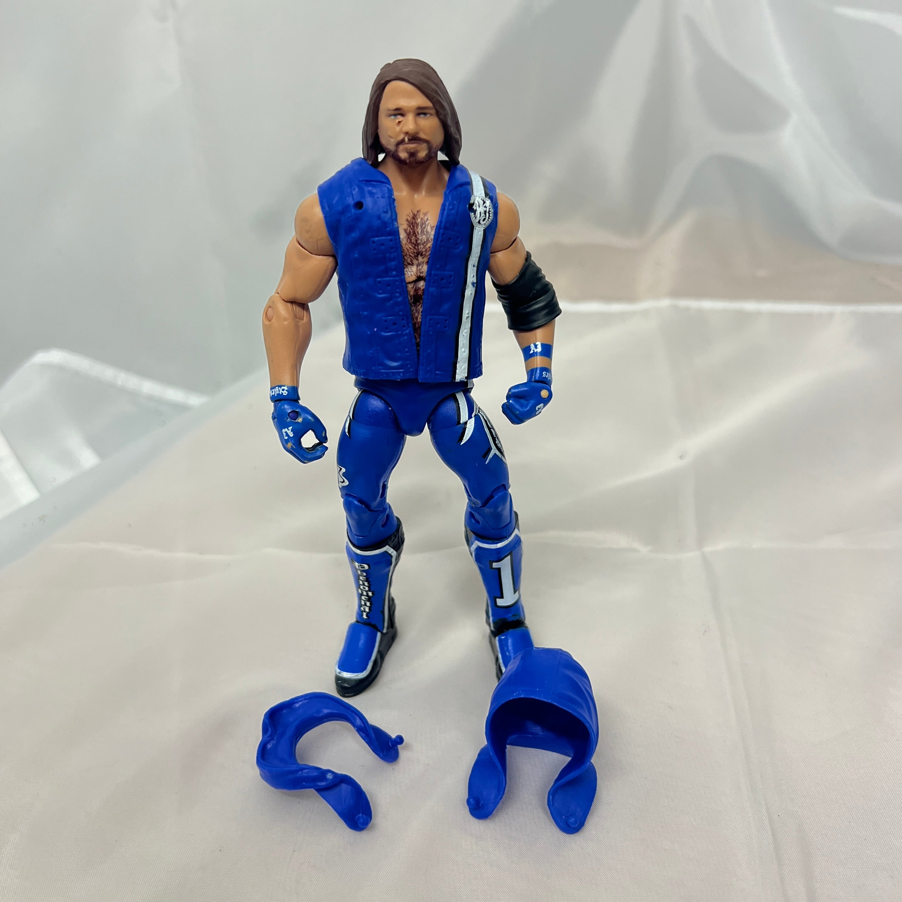 AJ Styles WWE Elite Survivor Series Out Of Box Action Figure Mattel 2