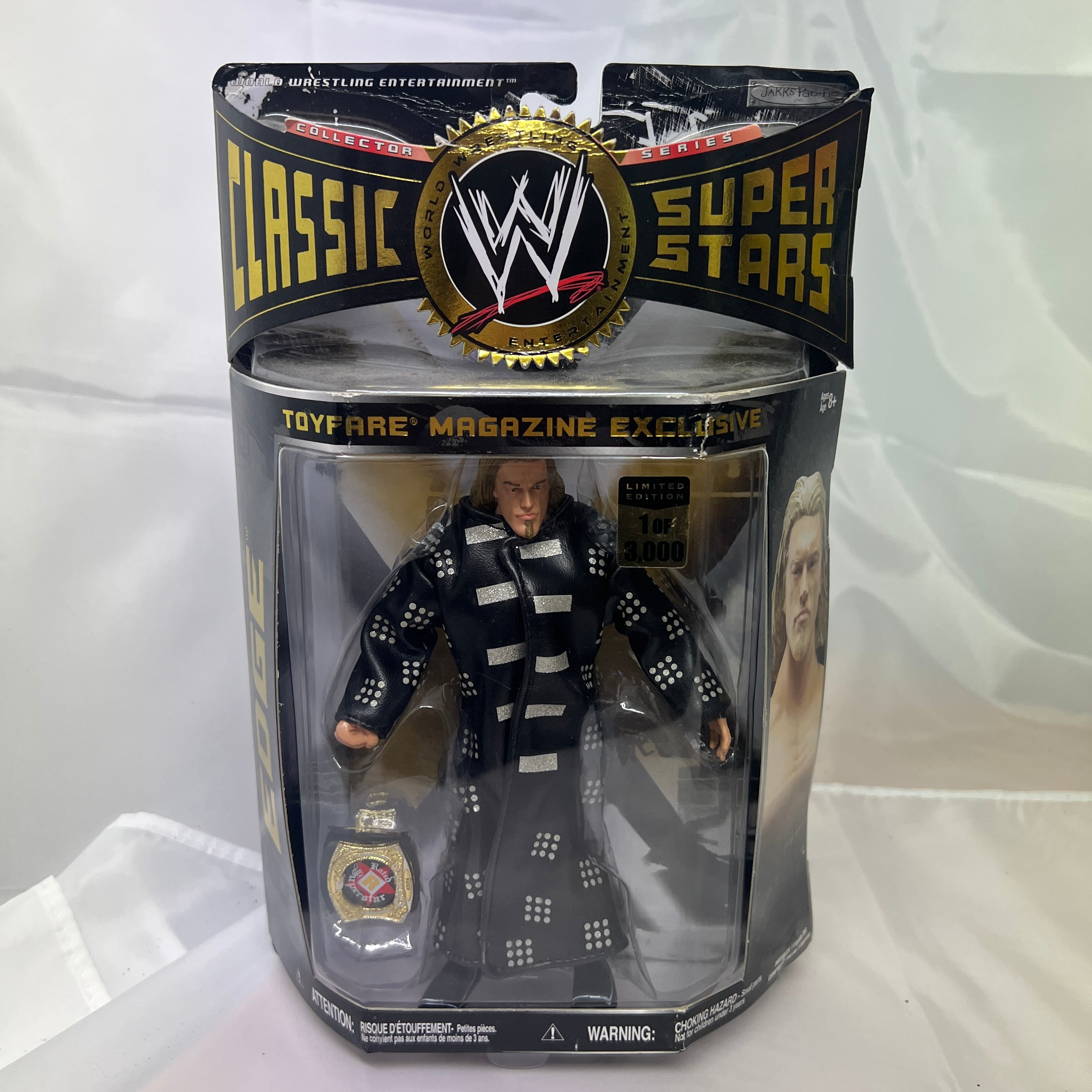 Edge WWE Classic Superstars Toyfair 1 of 3000 Action Figure Jakks