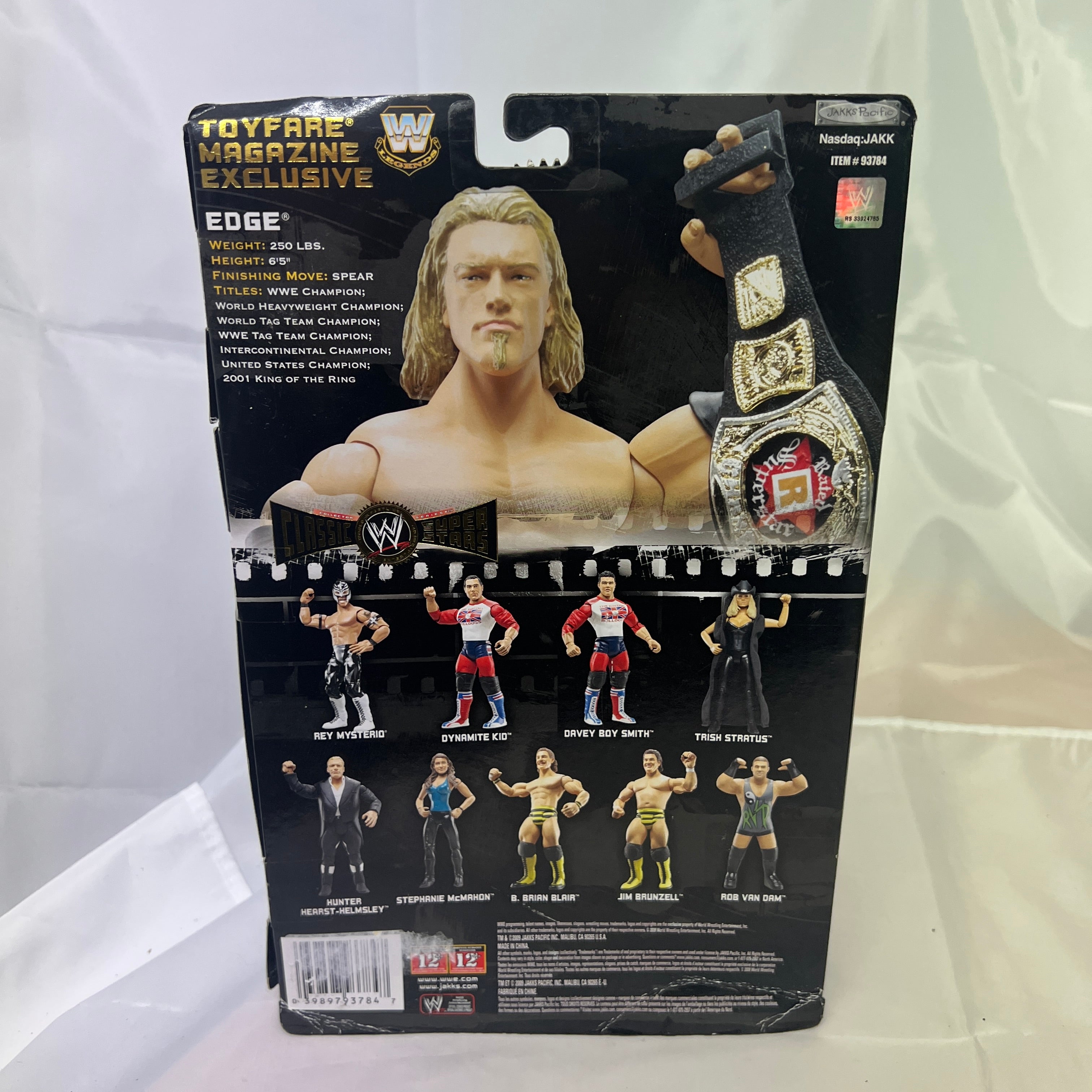 Edge WWE Classic Superstars Toyfair 1 of 3000 Action Figure Jakks