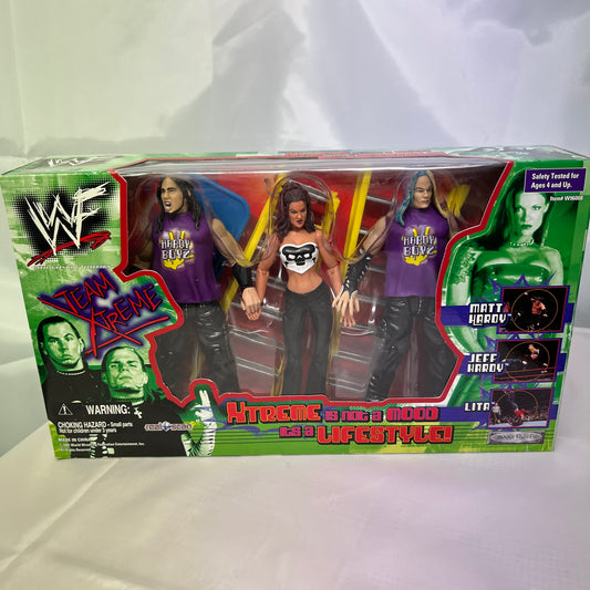 Xtreme Lifestyle Hardy Boys and Lita - WWE 3 Pack Jakks Action Figures