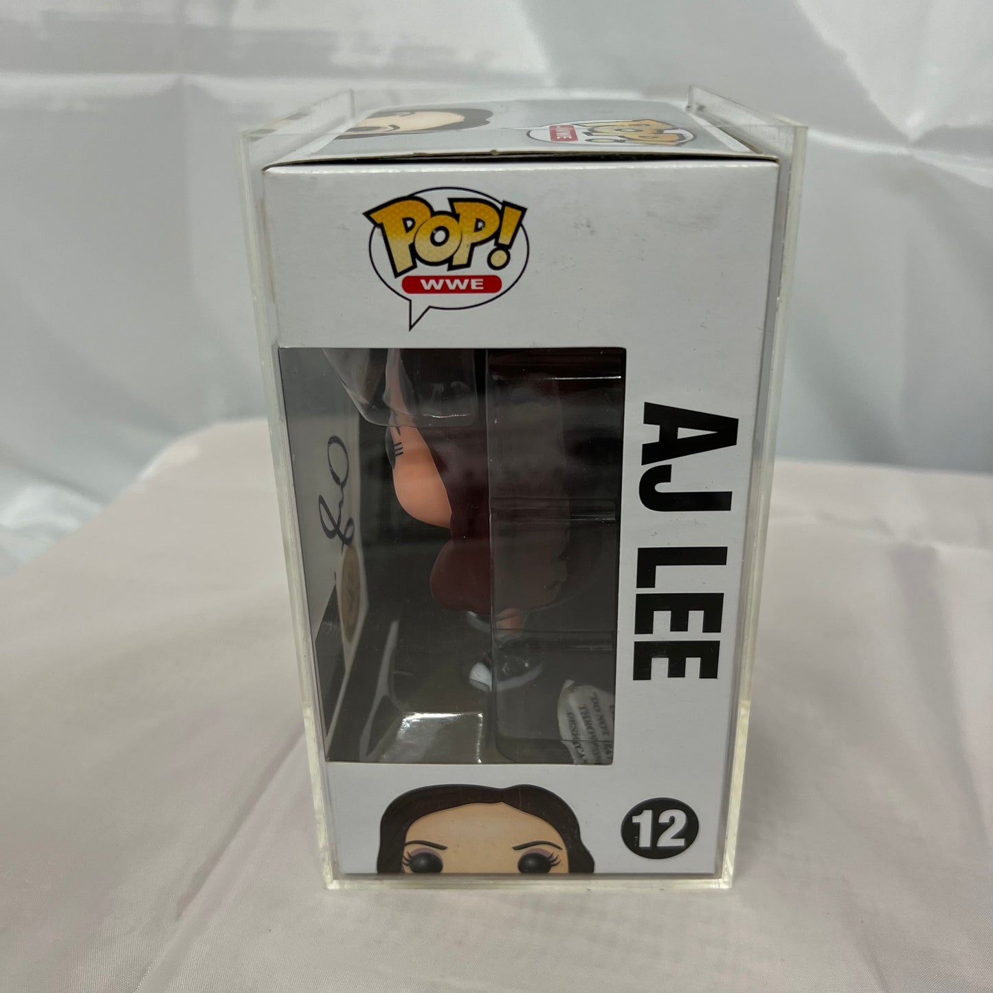 AJ Lee - WWE Signed Autographed COA Funko Pop 12 Rare Exclusive
