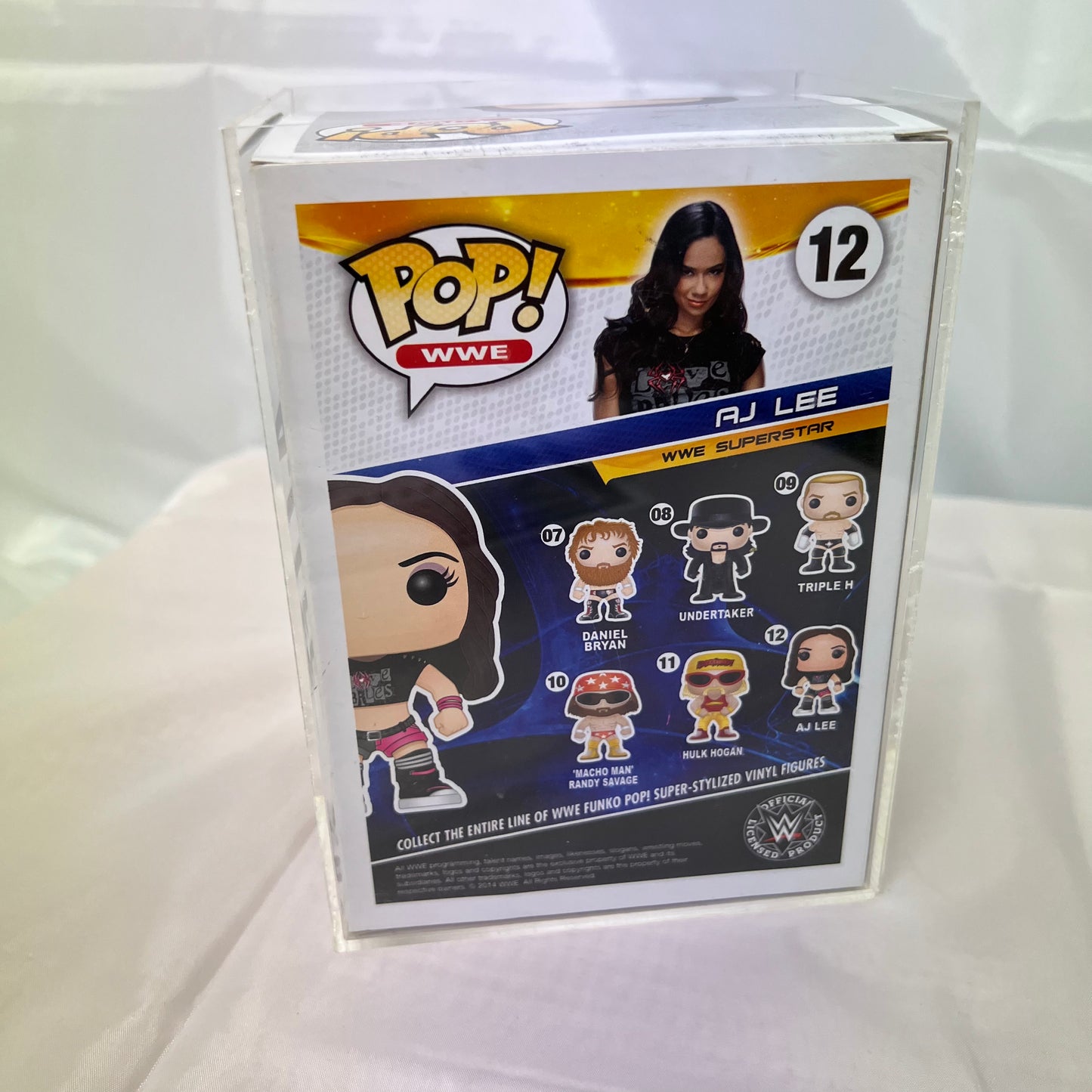 AJ Lee - WWE Signed Autographed COA Funko Pop 12 Rare Exclusive