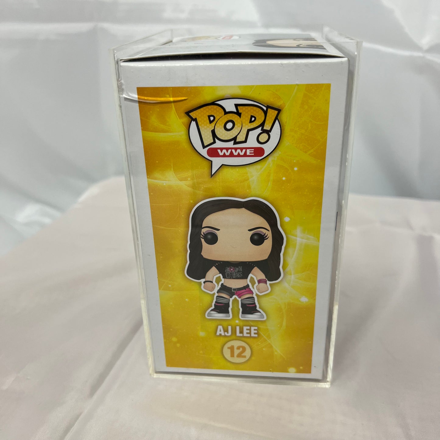 AJ Lee - WWE Signed Autographed COA Funko Pop 12 Rare Exclusive