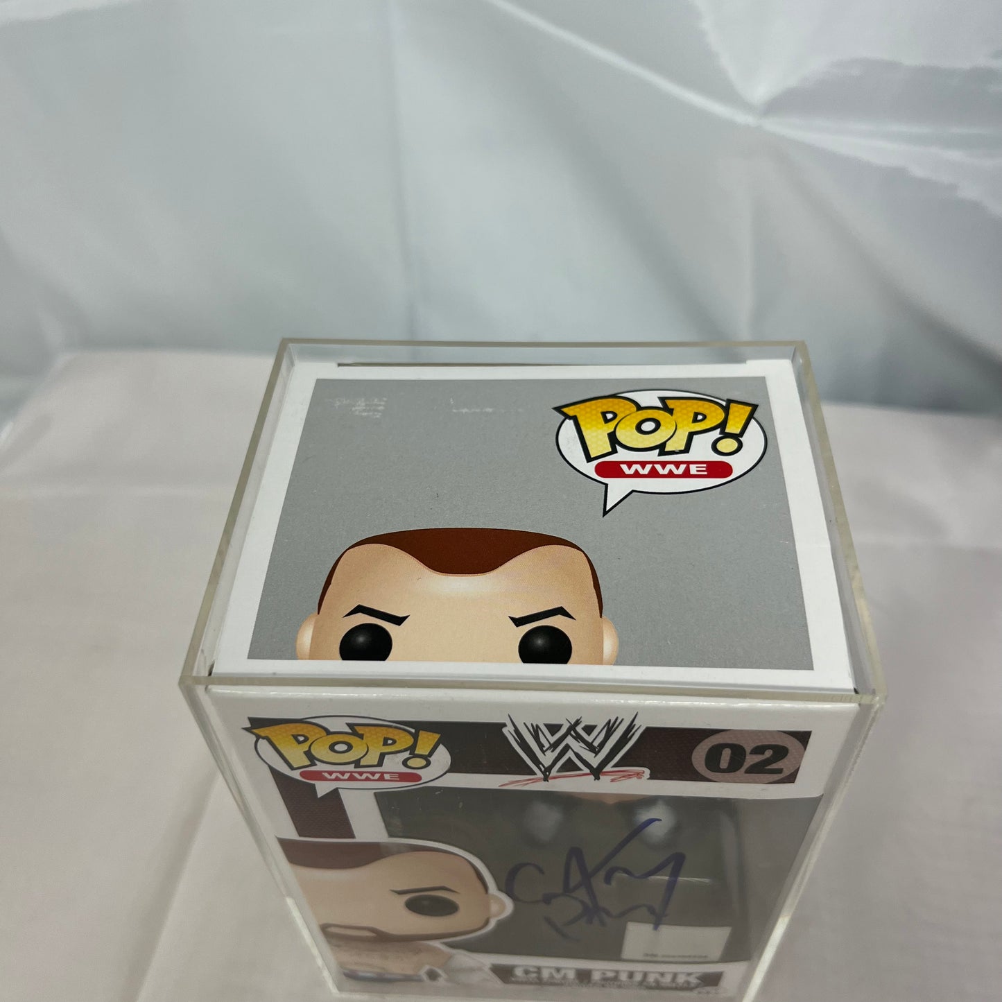 CM Punk - WWE Signed Autographed COA Funko Pop 02 Rare Exclusive