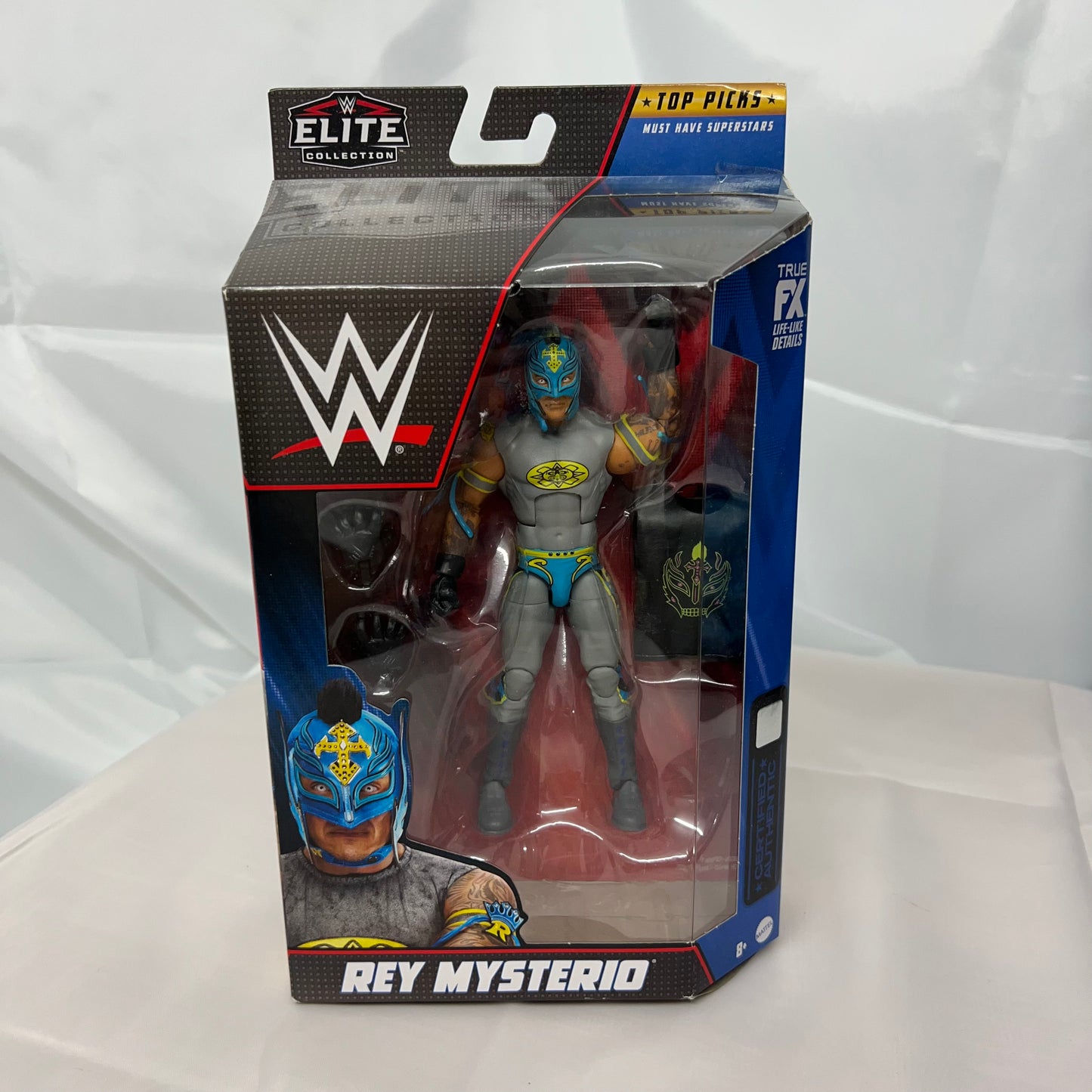 Rey Mysterio - WWE Elite Top Picks 2022 Blue Grey Action Figure