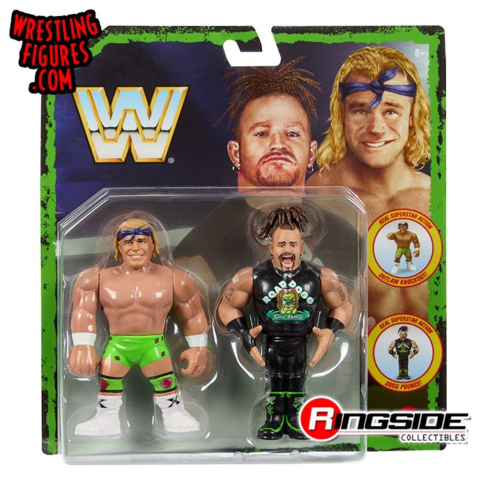 PREORDER DX WWE Retro 4-Pack Exclusive New Age Outlaws (Road Dogg & Billy Gunn)