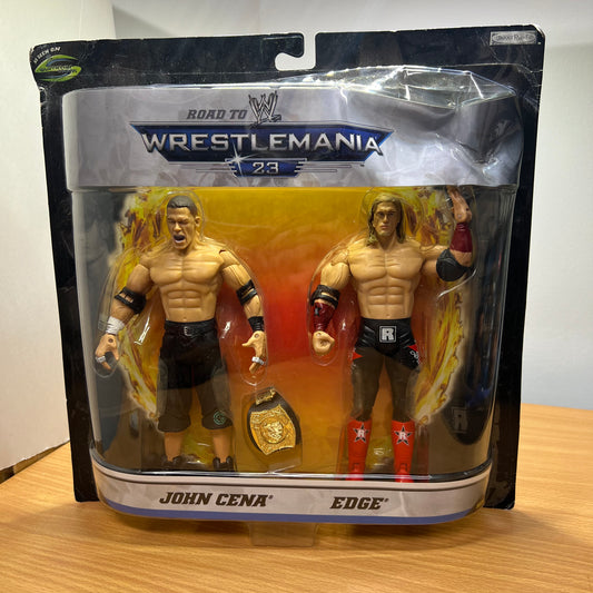 John Cena and Edge - WWE Road to Wrestlemania 2 Pack Action Figures