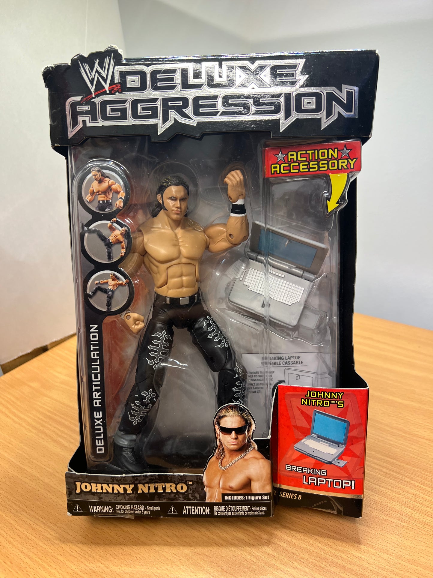 Johnny Nitro - WWE Deluxe Aggression Action Figure Jakks