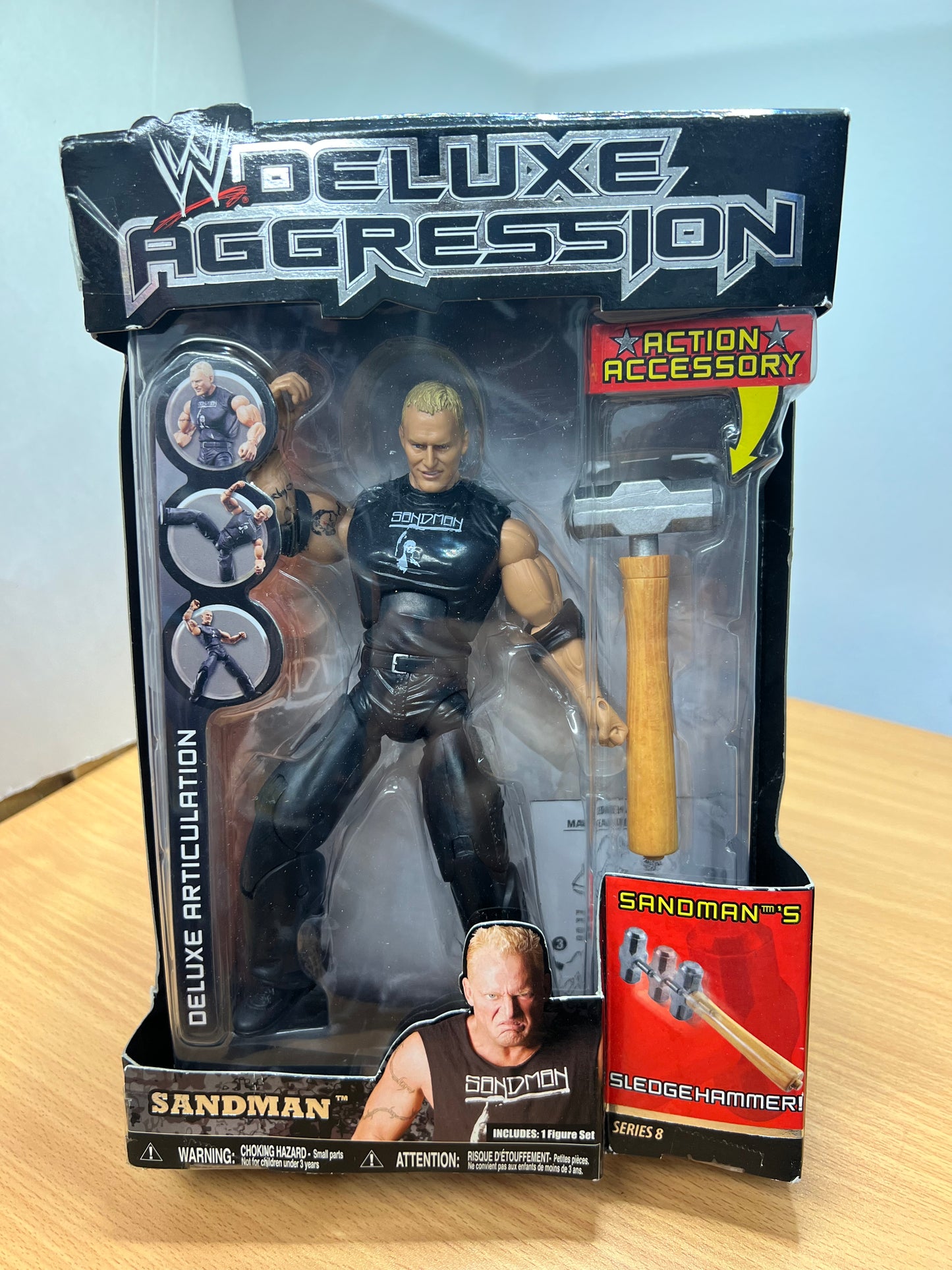 Sandman - WWE Deluxe Aggression Action Figure Jakks