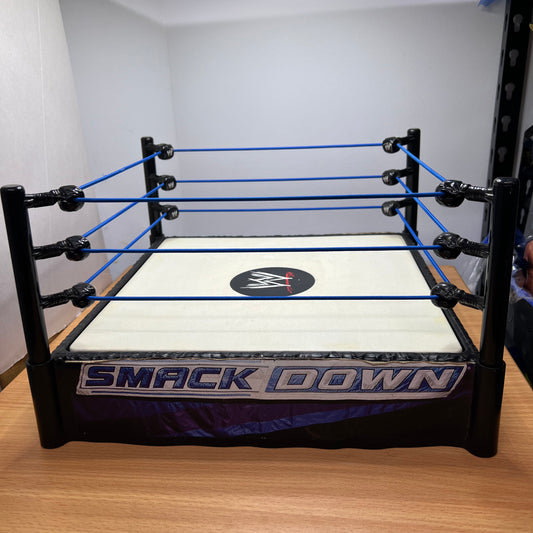 WWE Retro Smackdown Action Figure Ring  - Wrestling Figure Ring Playset WWE AEW