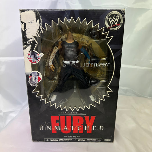 Jeff Hardy WWE Unmatched Fury Action Figure Jakks Reboxed