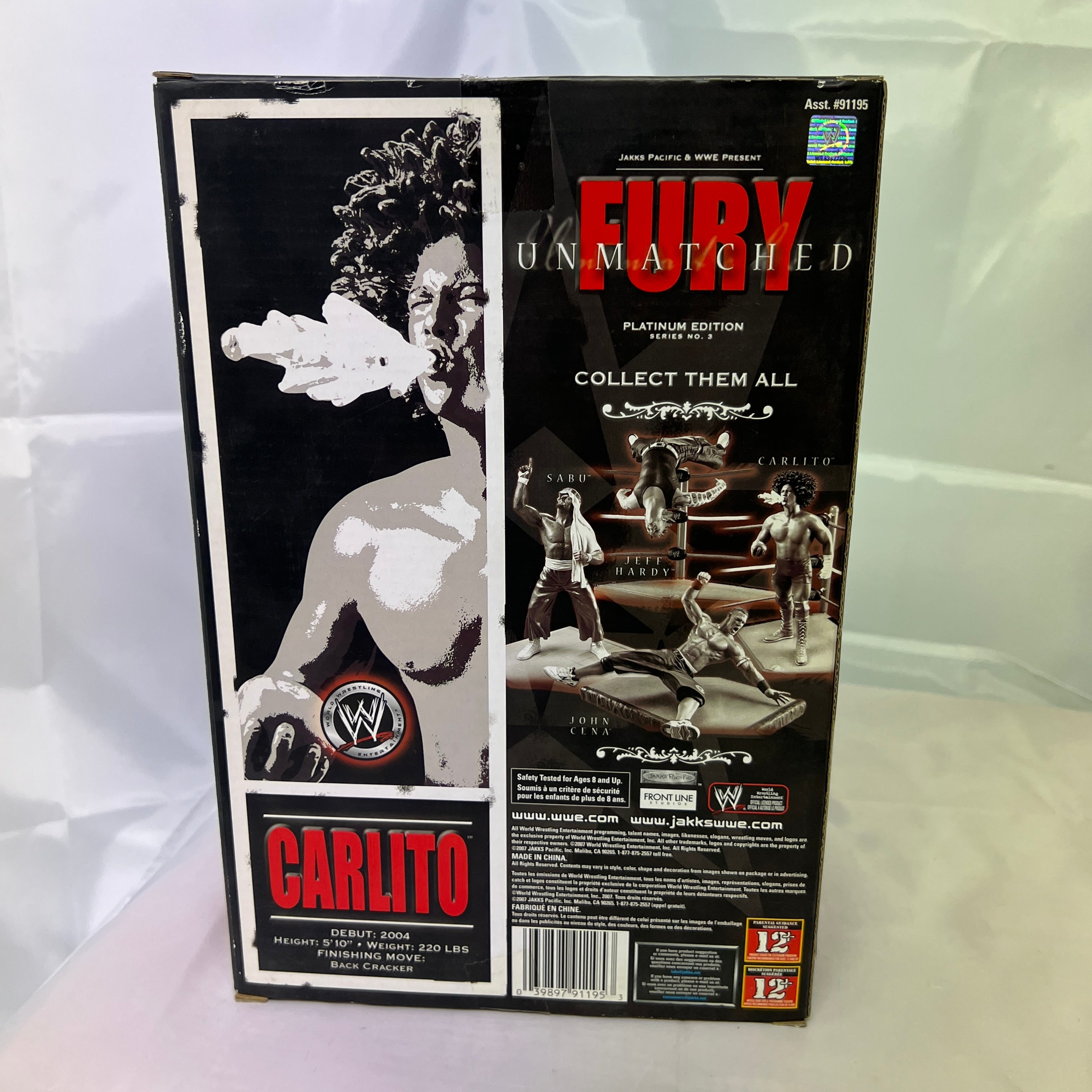Carlito WWE Unmatched Fury Action Figure Jakks