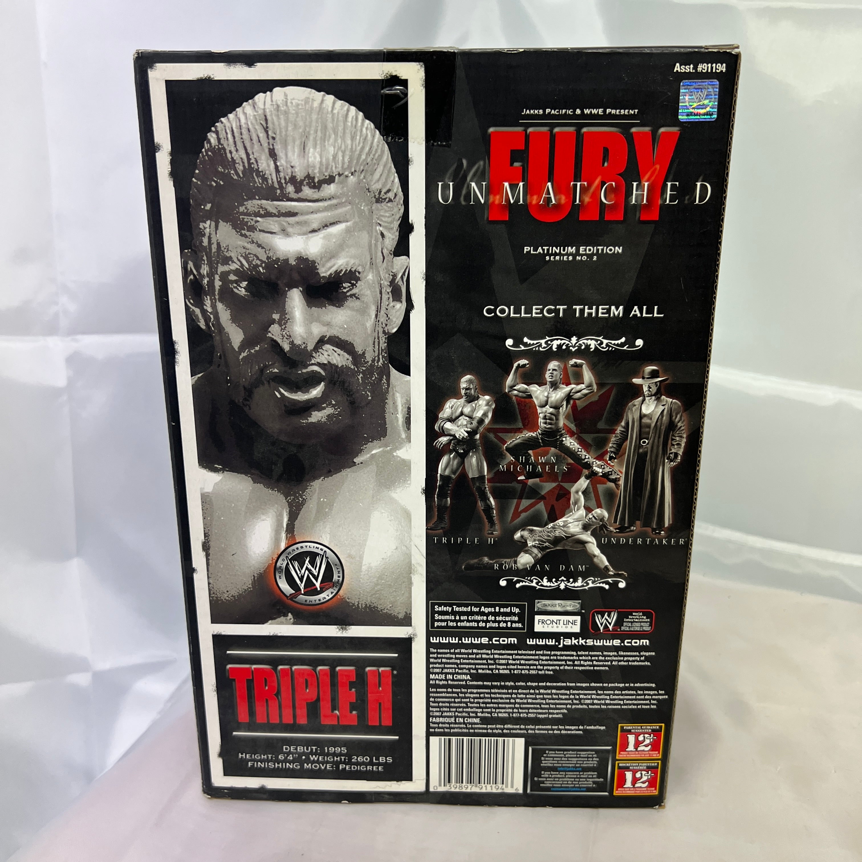 Triple H WWE Unmatched Fury Action Figure Jakks