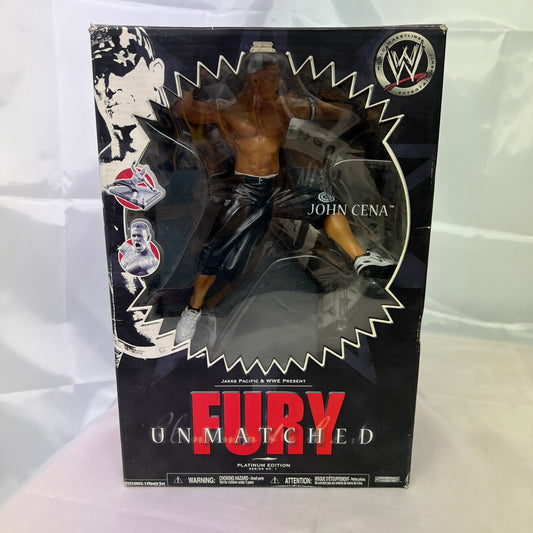 John Cena WWE Unmatched Fury Action Figure Jakks Reboxed