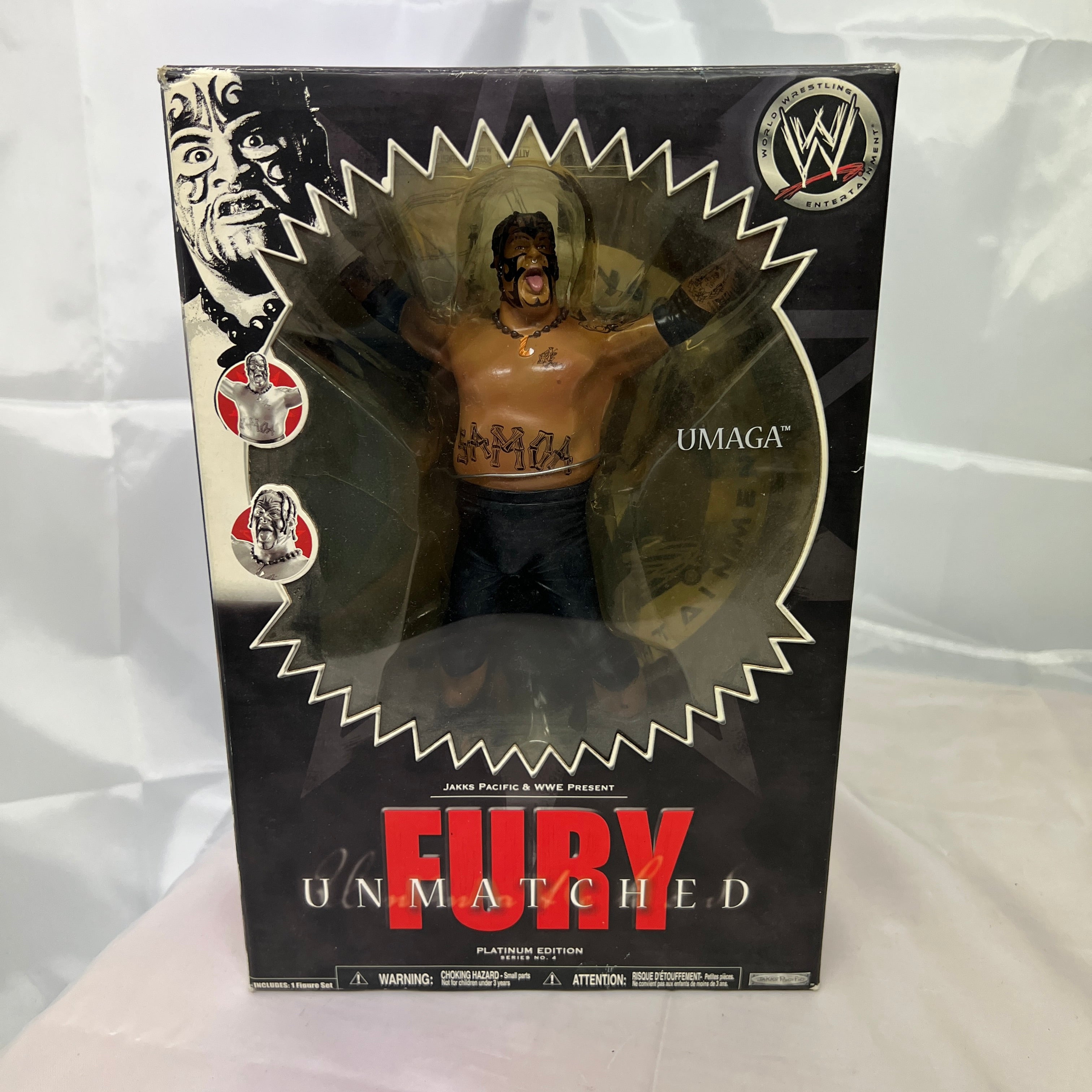 Umaga WWE Unmatched Fury Action Figure Jakks