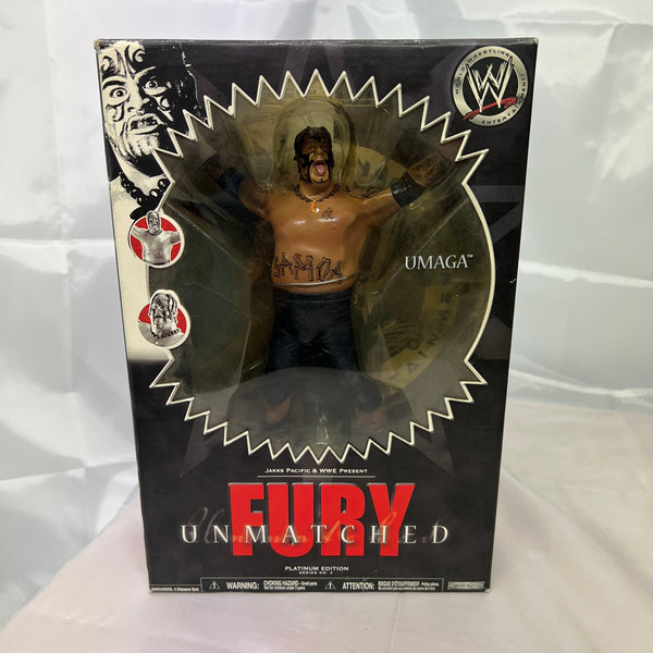 Umaga WWE Unmatched Fury Action Figure Jakks Reboxed