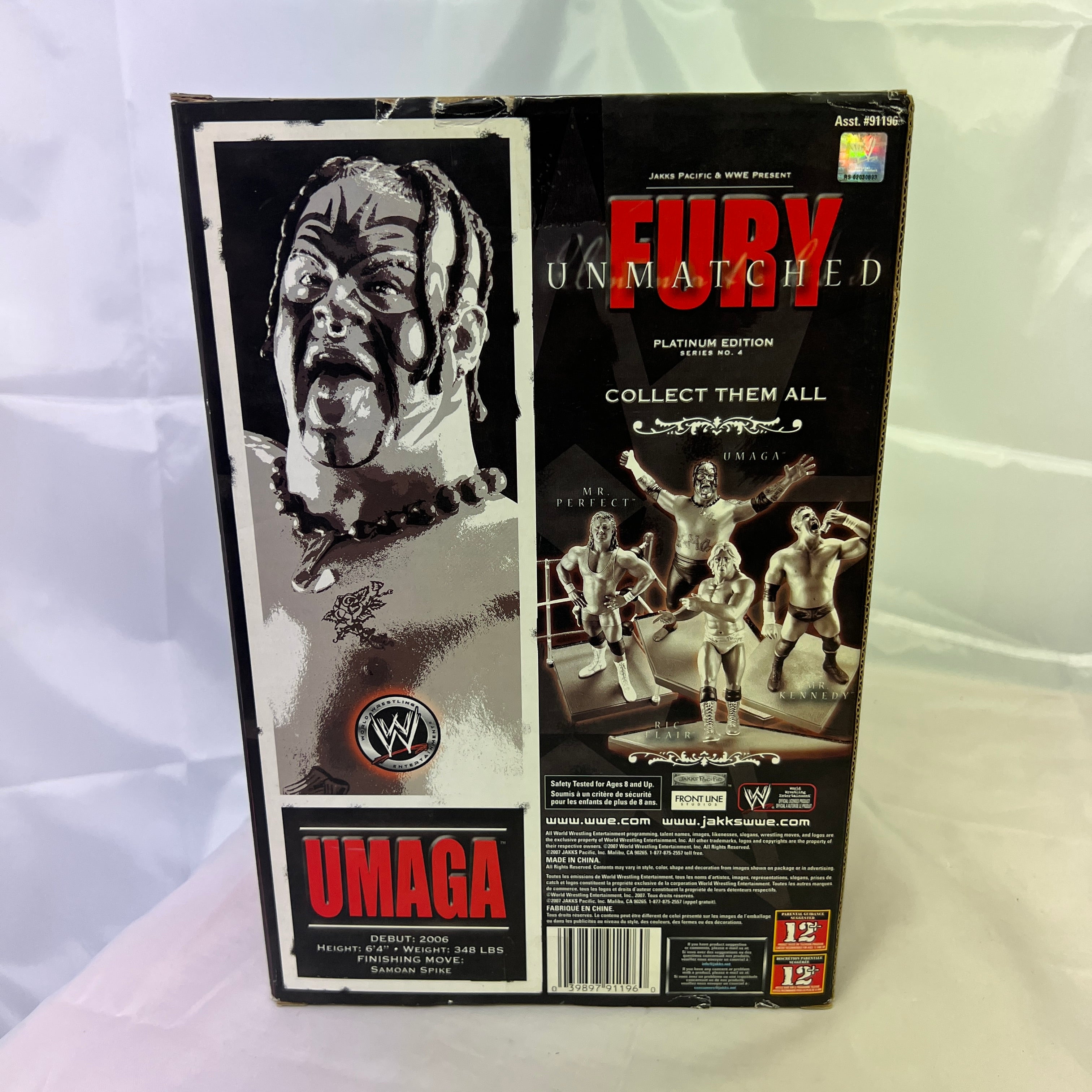 Umaga WWE Unmatched Fury Action Figure Jakks