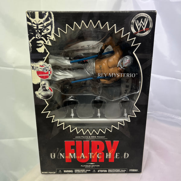 Rey Mysterio WWE Unmatched Fury Action Figure Jakks Reboxed