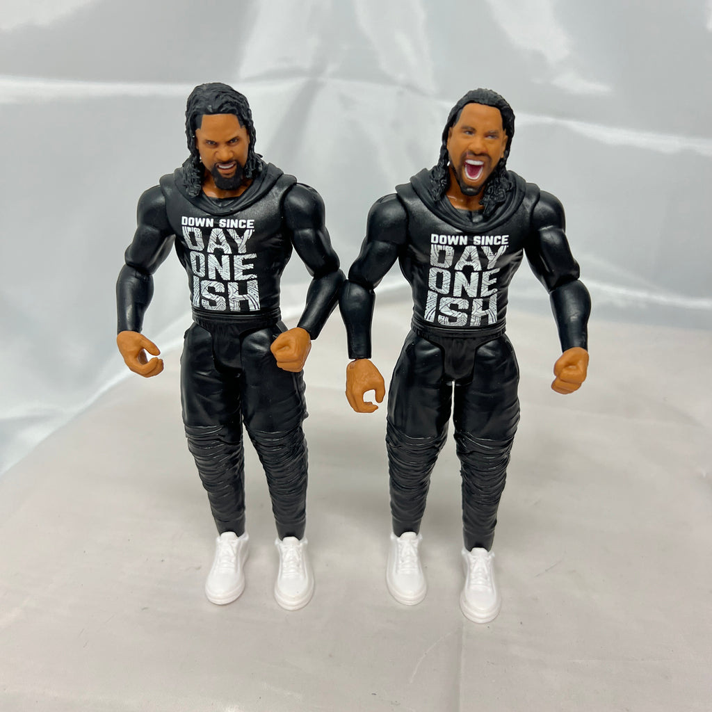 Jimmy and Jey Uso The Usos WWE Out Of Box Action Figures Mattel