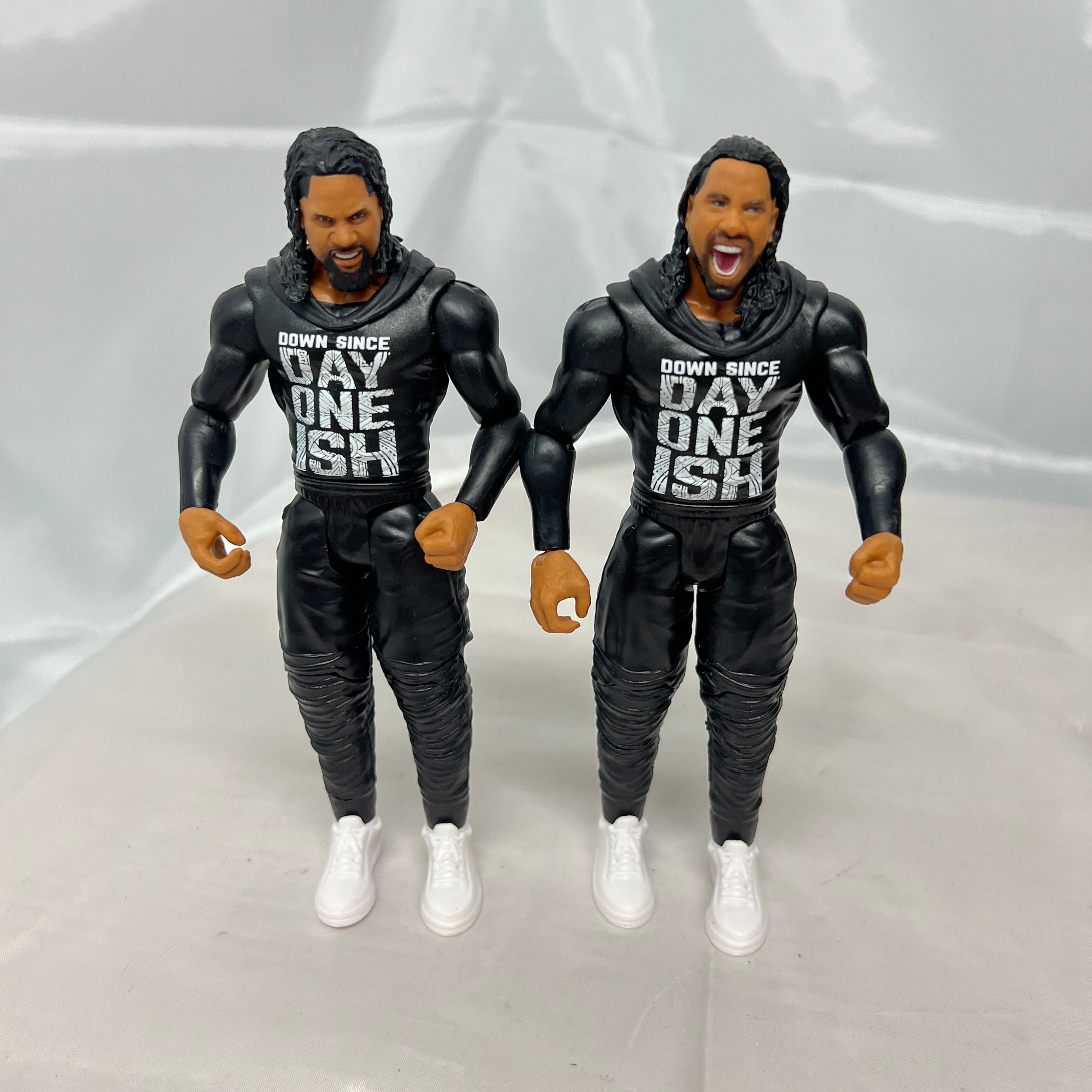 Jimmy and Jey Uso The Usos WWE Out Of Box Action Figures Mattel