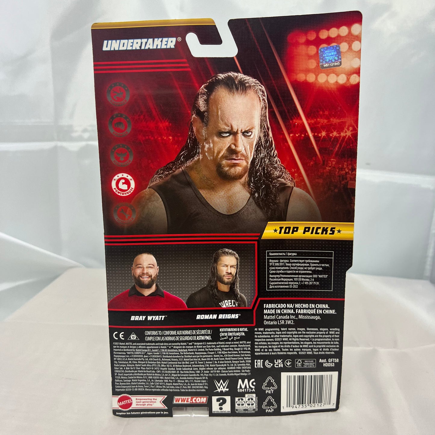 Undertaker - WWE Basic Series Top Picks Action Figure
