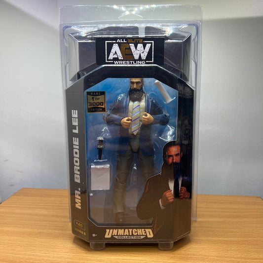 Rare Chase 1 of 3000 Brodie Lee Action Figure w/ Defender Case - AEW Unmatched 6