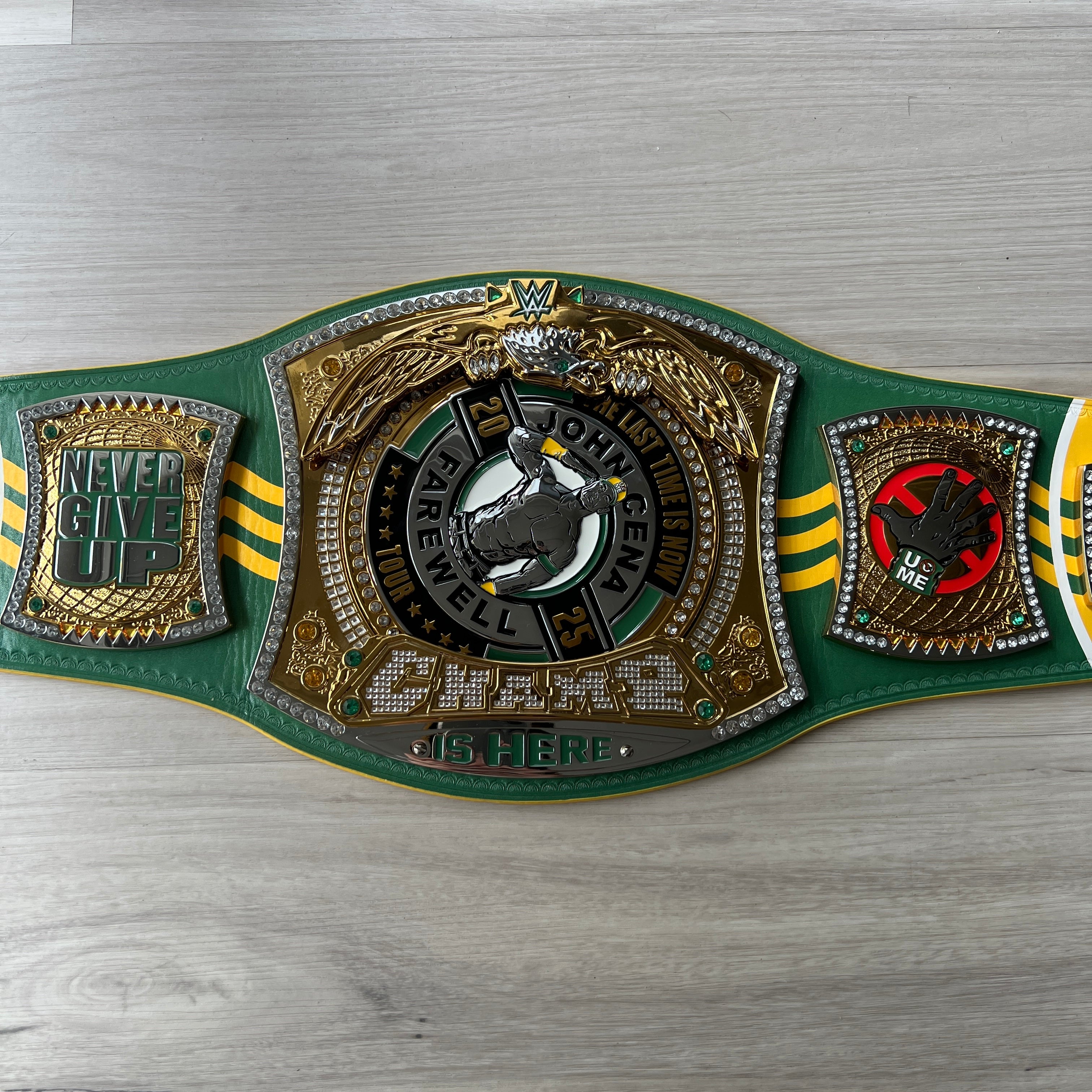 WWE John Cena Farewell 2025 Perth Spinner Championship Replica Title Belt