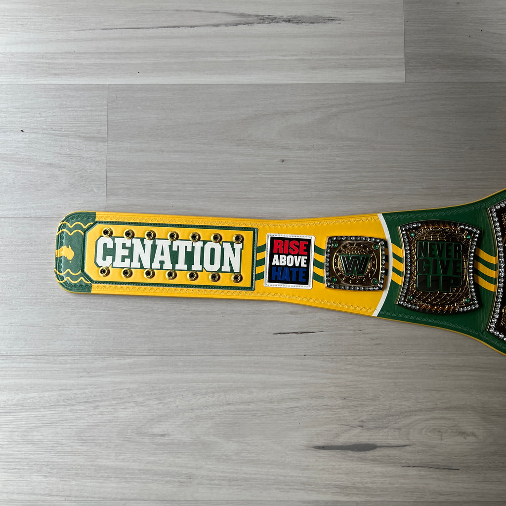WWE John Cena Farewell 2025 Perth Spinner Championship Replica Title Belt