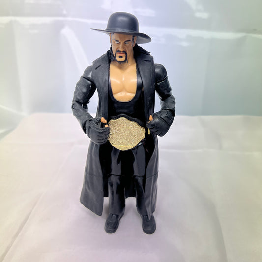 Undertaker - WWE w Jacket, Title & Hat Loose Action Figure WWE