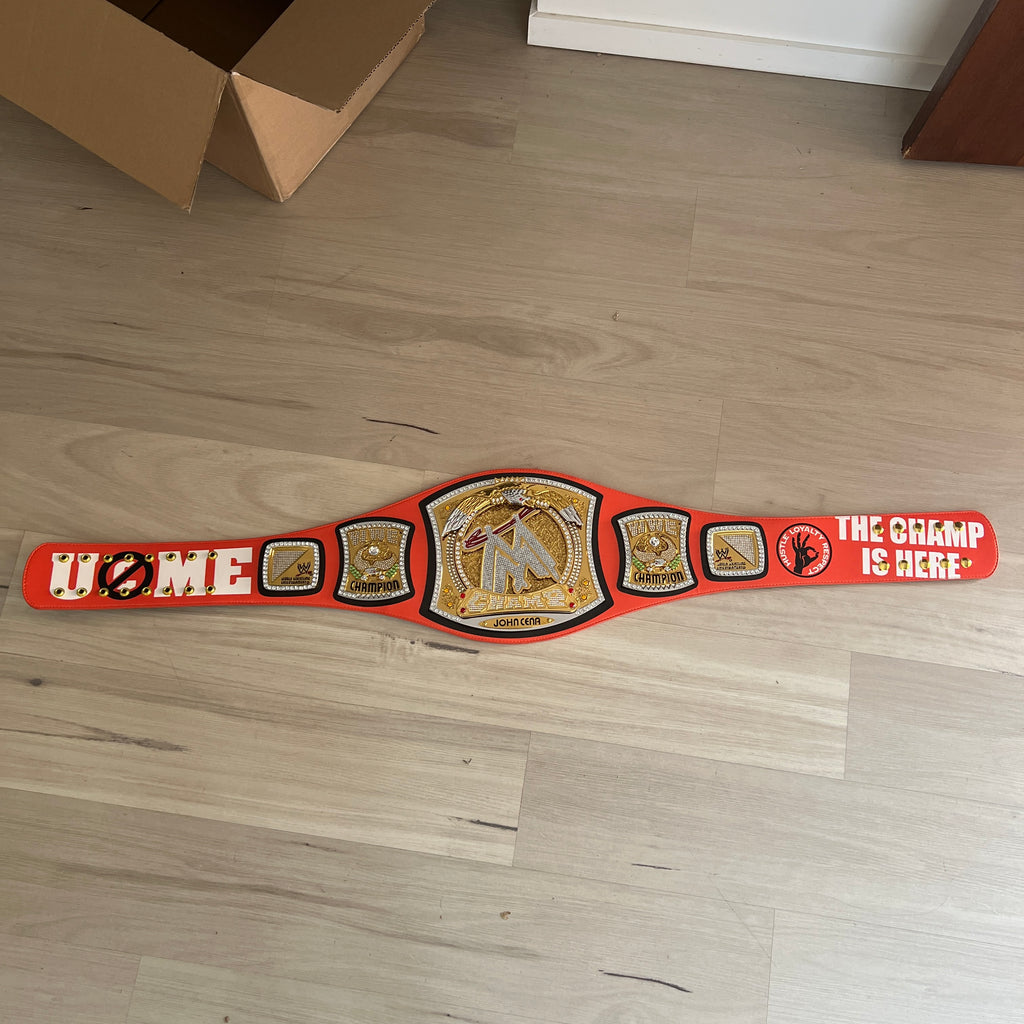 WWE John Cena Signature Series Championship Replica Title Belt WWE Authentic