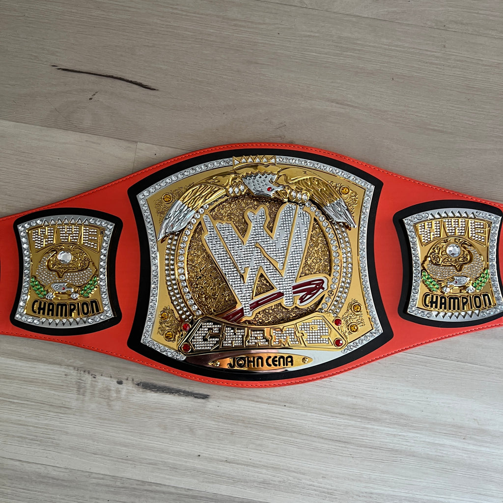 WWE John Cena Signature Series Championship Replica Title Belt WWE Authentic