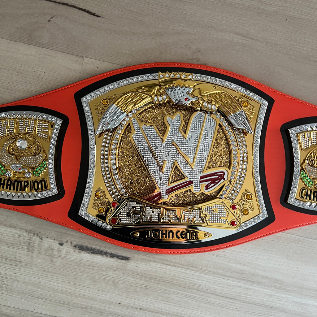 WWE John Cena Signature Series Championship Replica Title Belt WWE Authentic