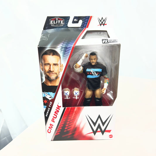 CM Punk WWE Elite Series 115 Action Figure REBOXED