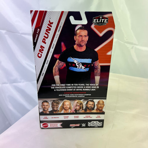 CM Punk WWE Elite Series 115 Action Figure REBOXED