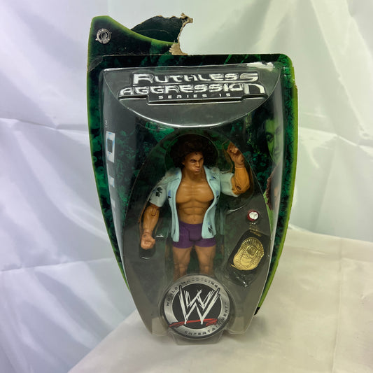 damaged box WWE Carlito Ruthless Aggression Jakks Action Figure